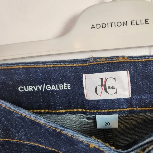 Penningtons Curvy Fit Denim Capri Dark Wash Jeans d/C Plus Size 20 New Summer - Picture 6 of 11